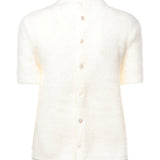 Maglia a maniche corte in misto mohair S540Y55K48 2100 LOEWE 