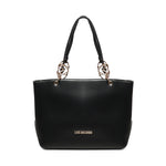 Borsa a mano con logo JC4074PP1NLF0 000 LOVE MOSCHINO 