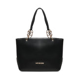 Borsa a mano con logo JC4074PP1NLF0 000 LOVE MOSCHINO 