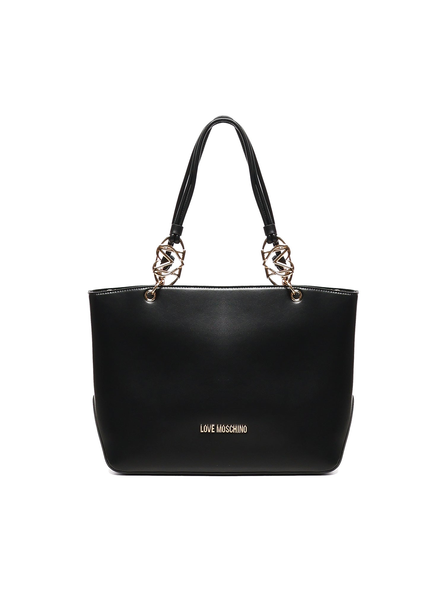 Borsa a mano con logo JC4074PP1NLF0 000 LOVE MOSCHINO 