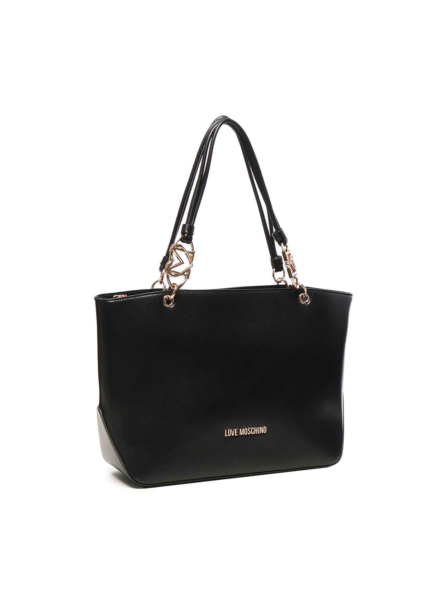Borsa a mano con logo JC4074PP1NLF0 000 LOVE MOSCHINO 