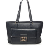 Shopper con placca logata JC4087PP1NLI0 000 LOVE MOSCHINO 