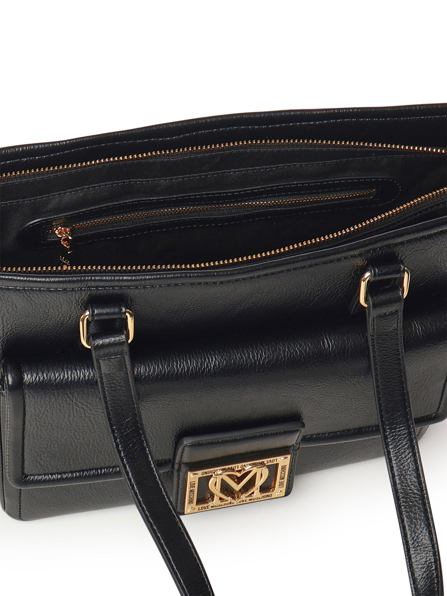 Shopper con placca logata JC4087PP1NLI0 000 LOVE MOSCHINO 