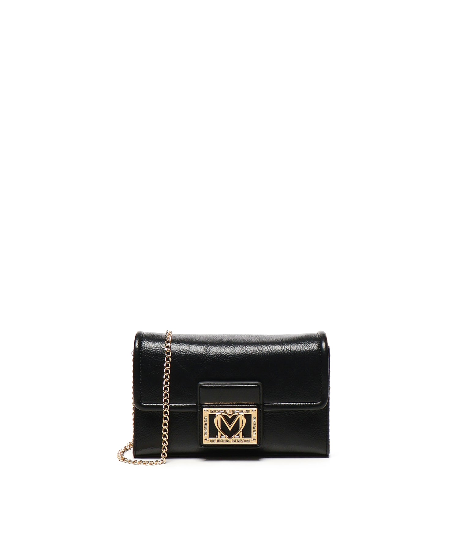 Borsa a tracolla con logo JC4093PP1NLI0 000 LOVE MOSCHINO 