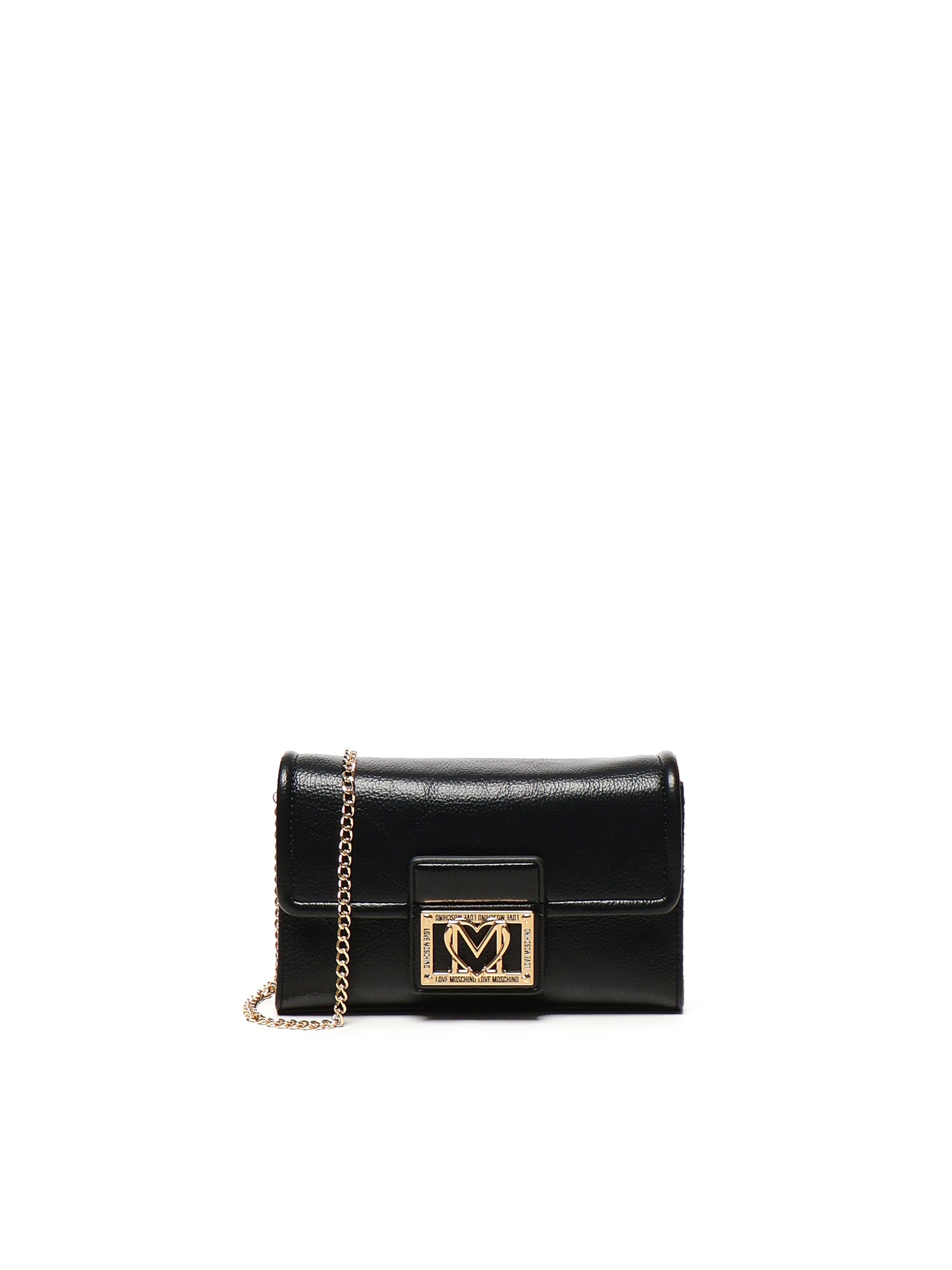 Borsa a tracolla con logo JC4093PP1NLI0 000 LOVE MOSCHINO 