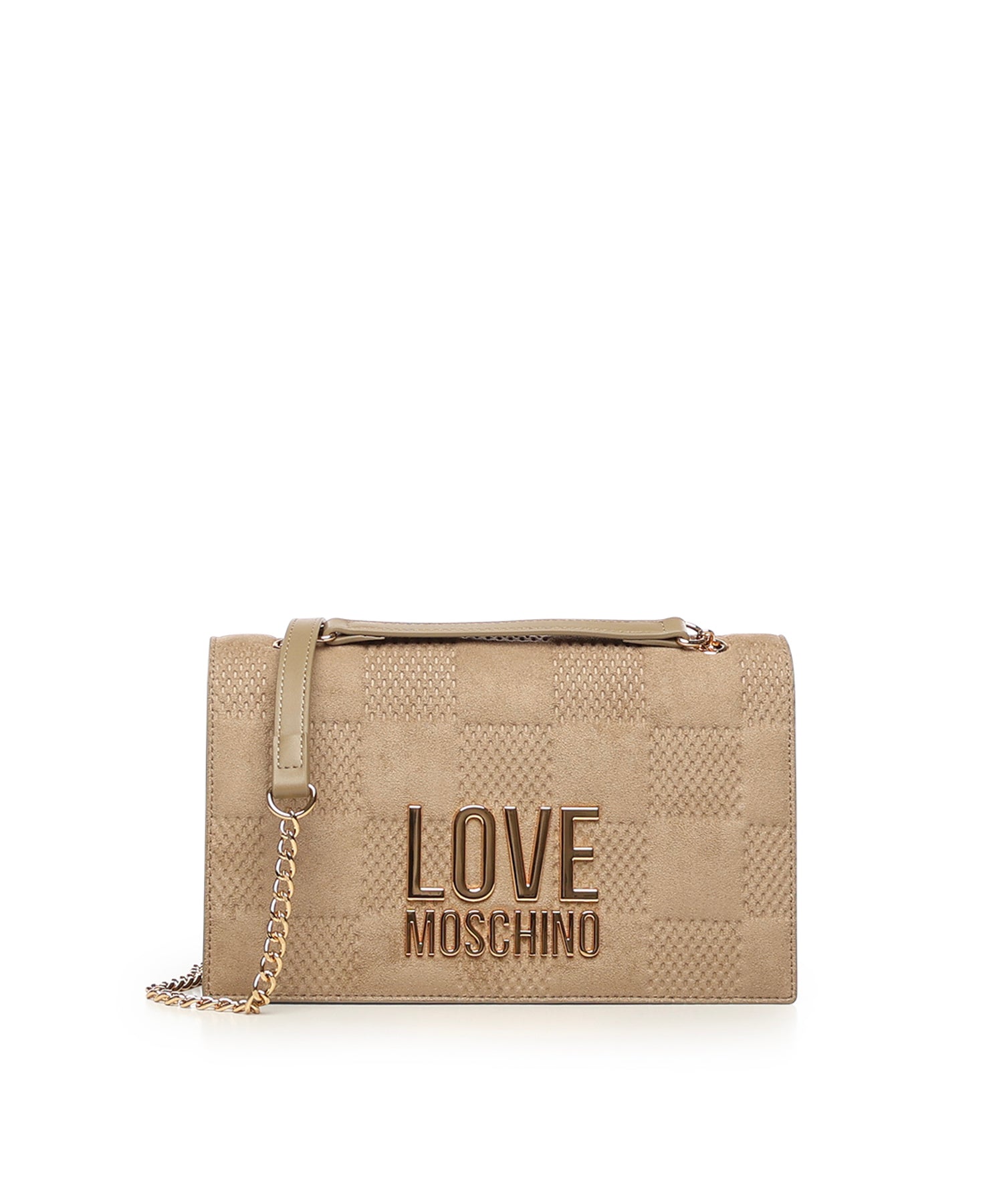 Borsa a spalla con logo JC4122PP0NKB1 10A LOVE MOSCHINO 