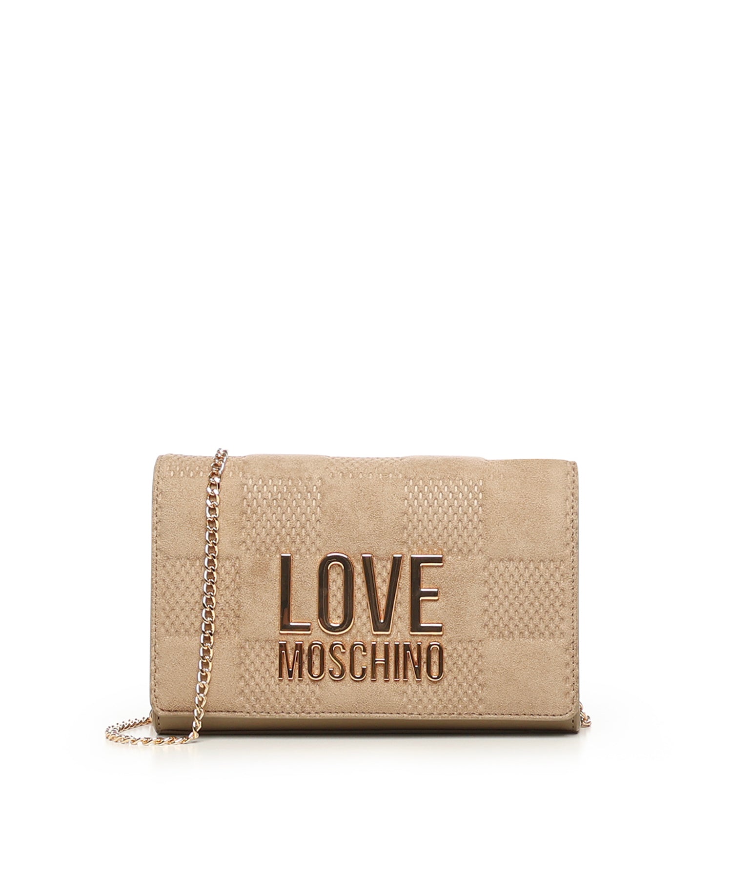 Borsa a tracolla con logo JC4127PP0NKB1 10A LOVE MOSCHINO 