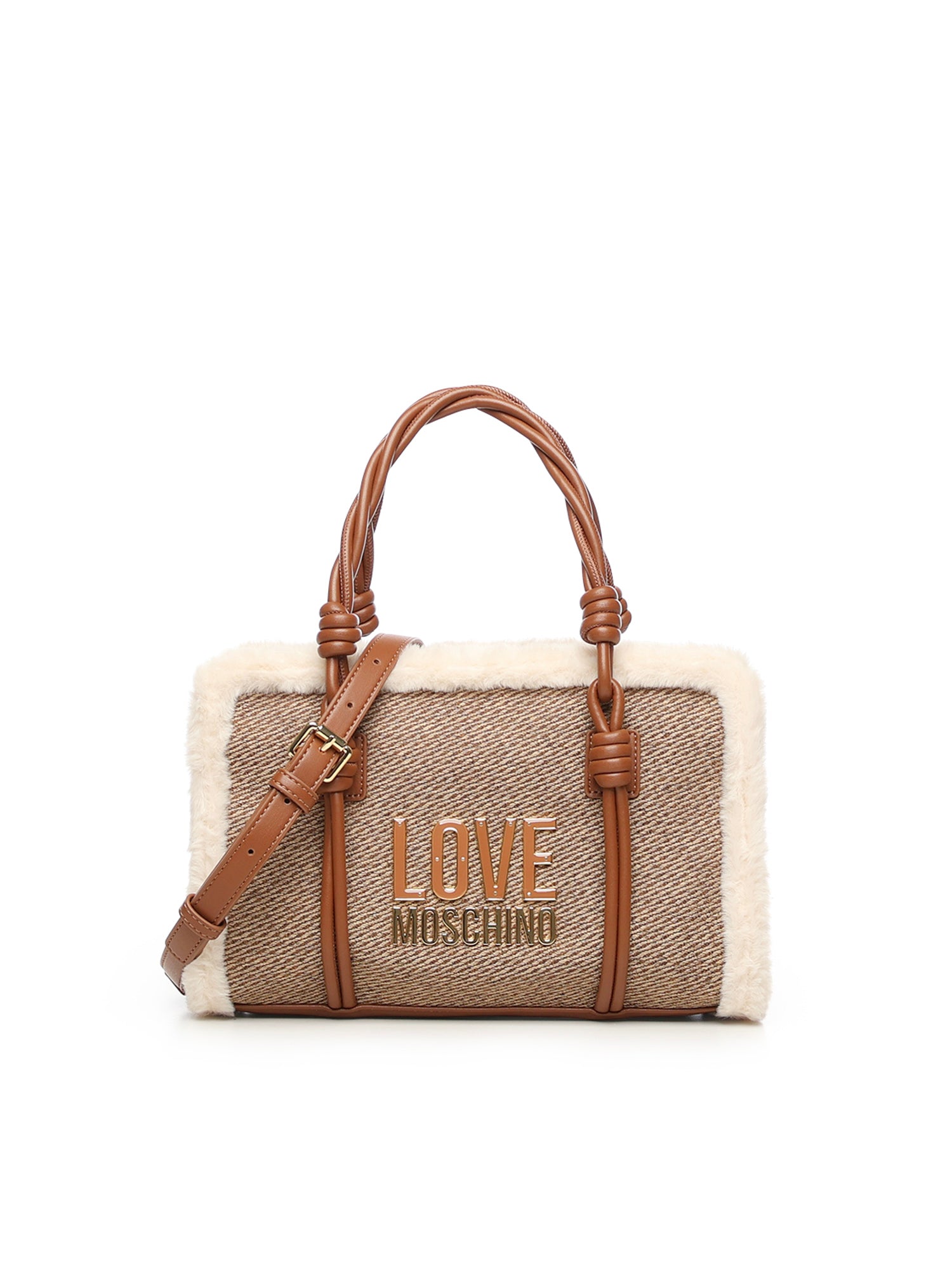 Borsa a mano con logo JC4387PP0NKH1 20A LOVE MOSCHINO 