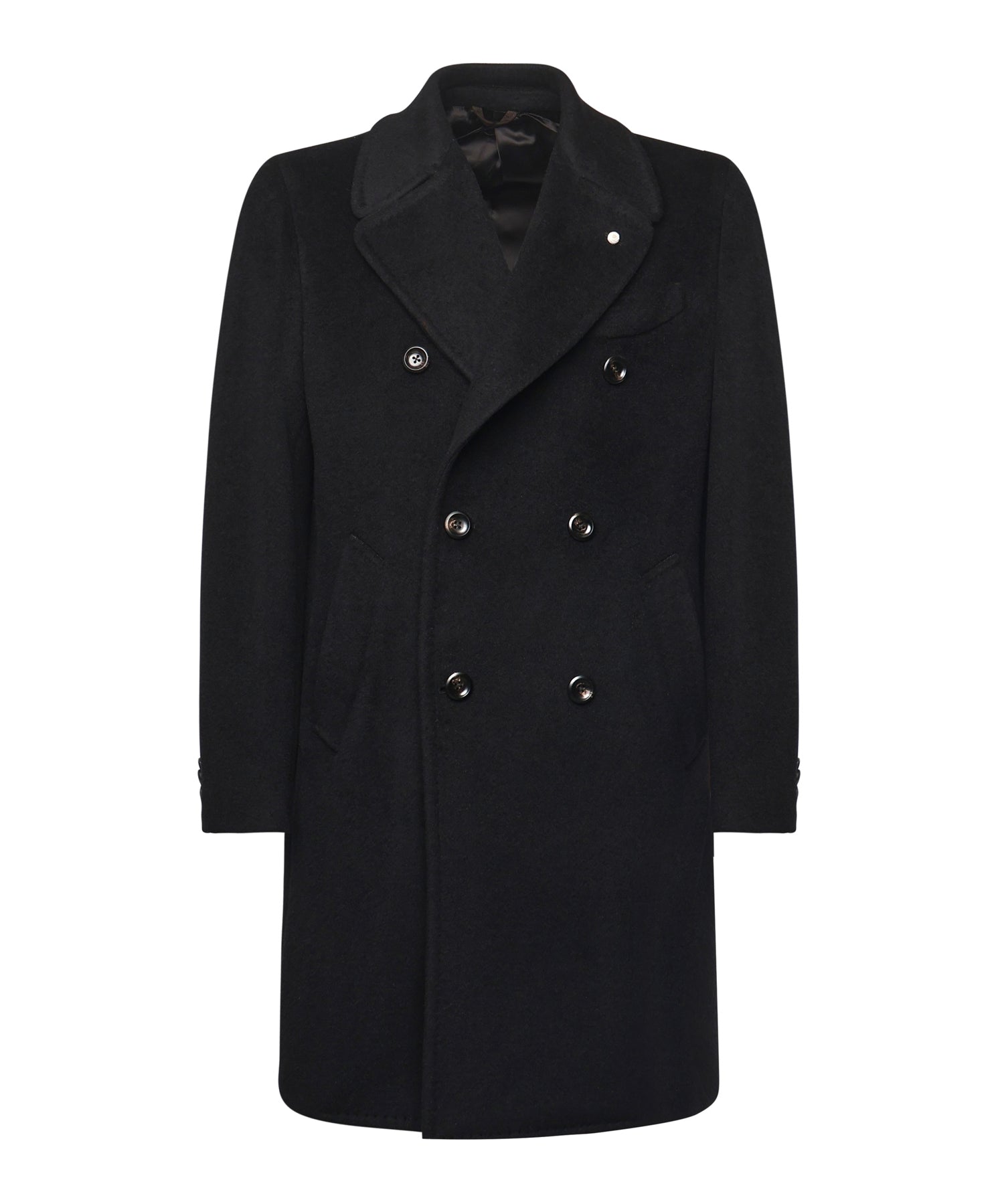 Cappotto doppiopetto in lana 7377 575103 LUIGI BIANCHI 