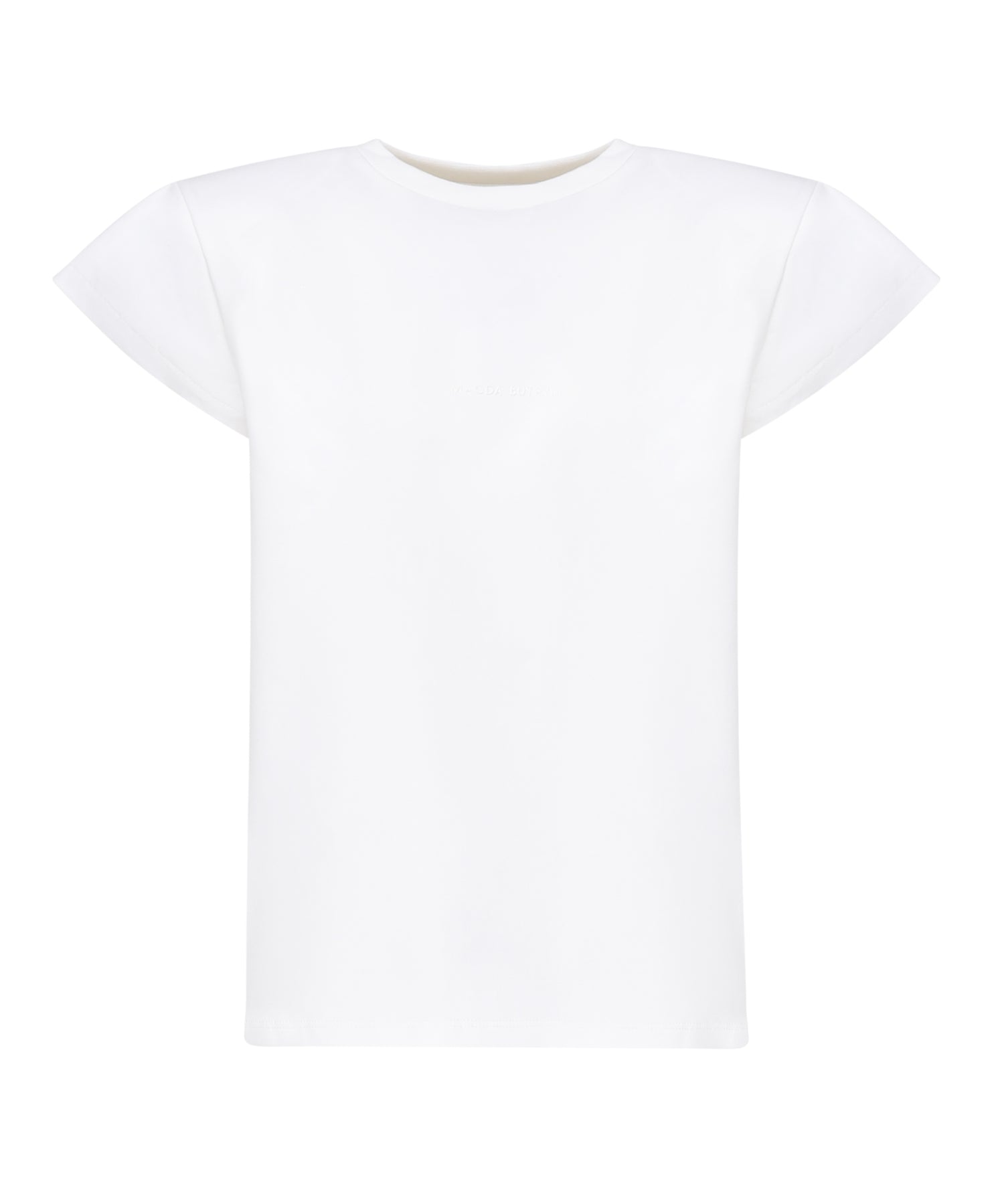 T-shirt con spalle imbottite<BR/> 1667202007344  MAGDA BUTRYM 