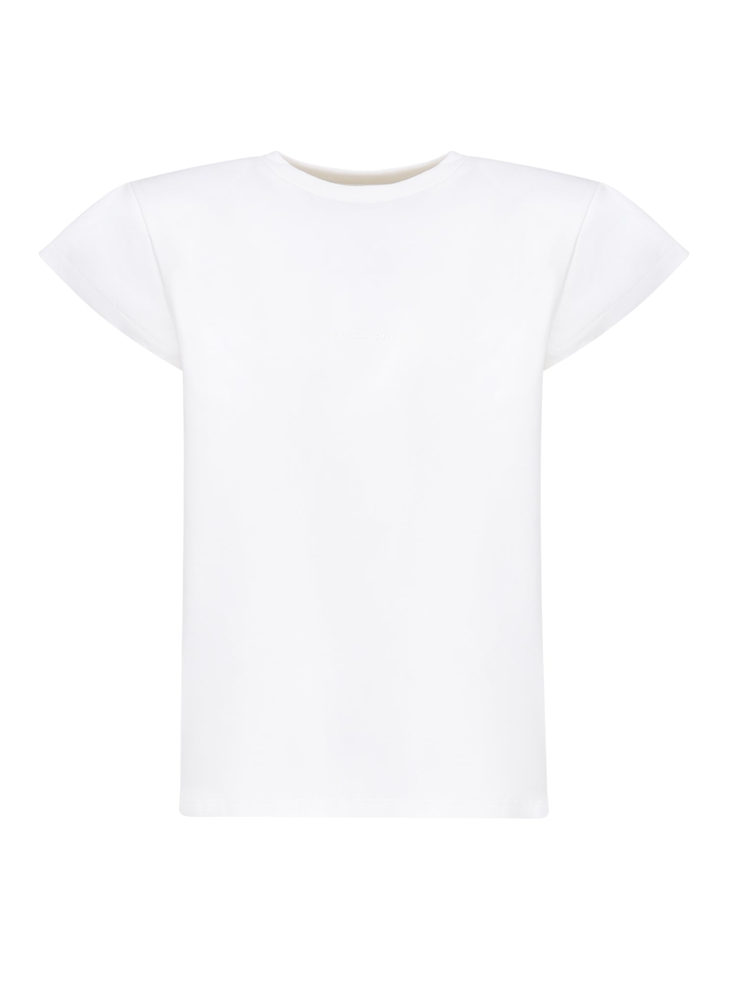 T-shirt con spalle imbottite<BR/> 1667202007344  MAGDA BUTRYM 