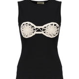 Canotta con reggiseno all'uncinetto 1715240000015  MAGDA BUTRYM 