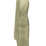 Abito midi drappeggiato 1887250000023  MAGDA BUTRYM 