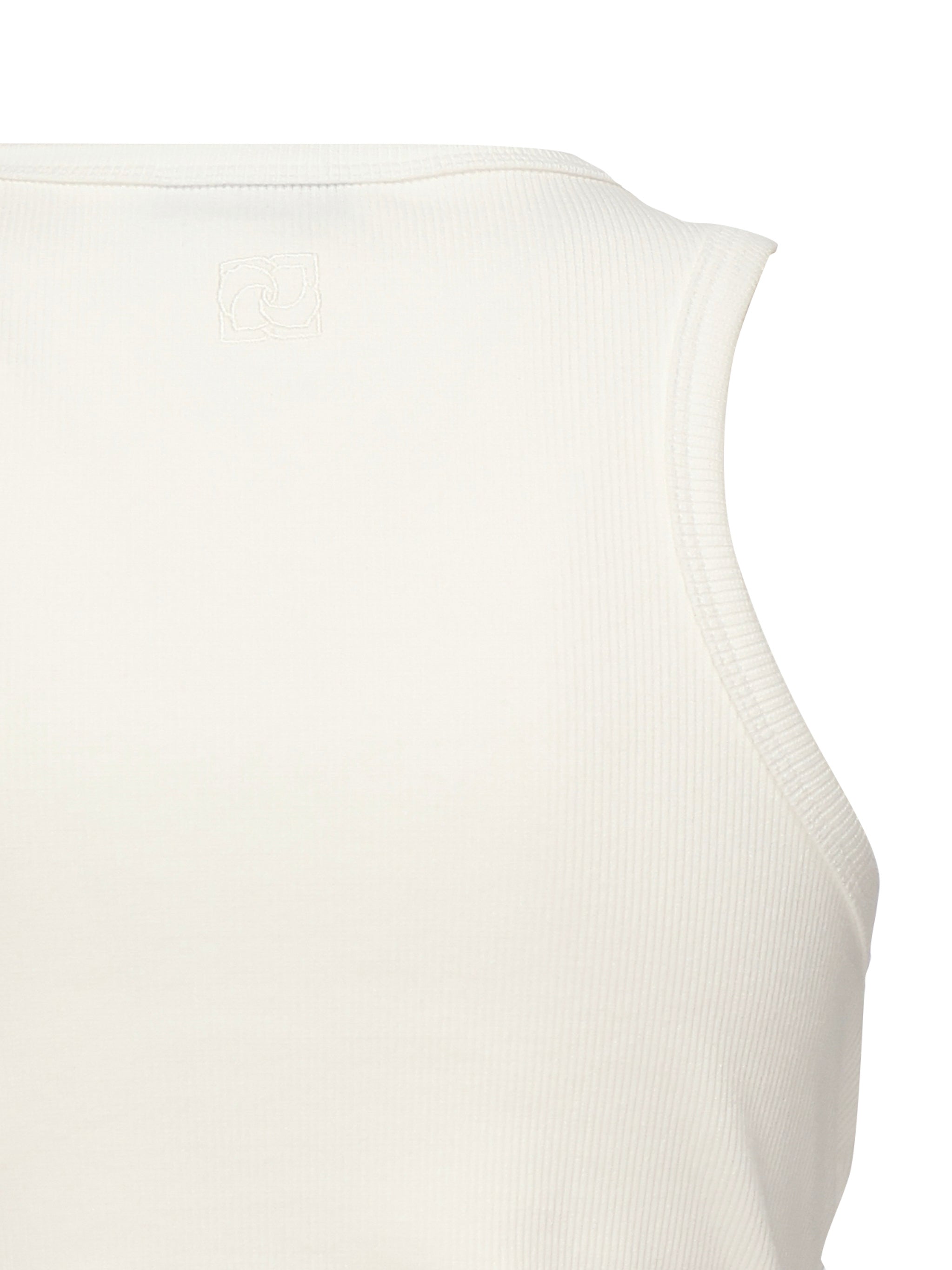 Top cropped in misto cotone arricciato 2395250000022  MAGDA BUTRYM 