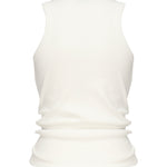 Top cropped in misto cotone arricciato 2395250000022  MAGDA BUTRYM 