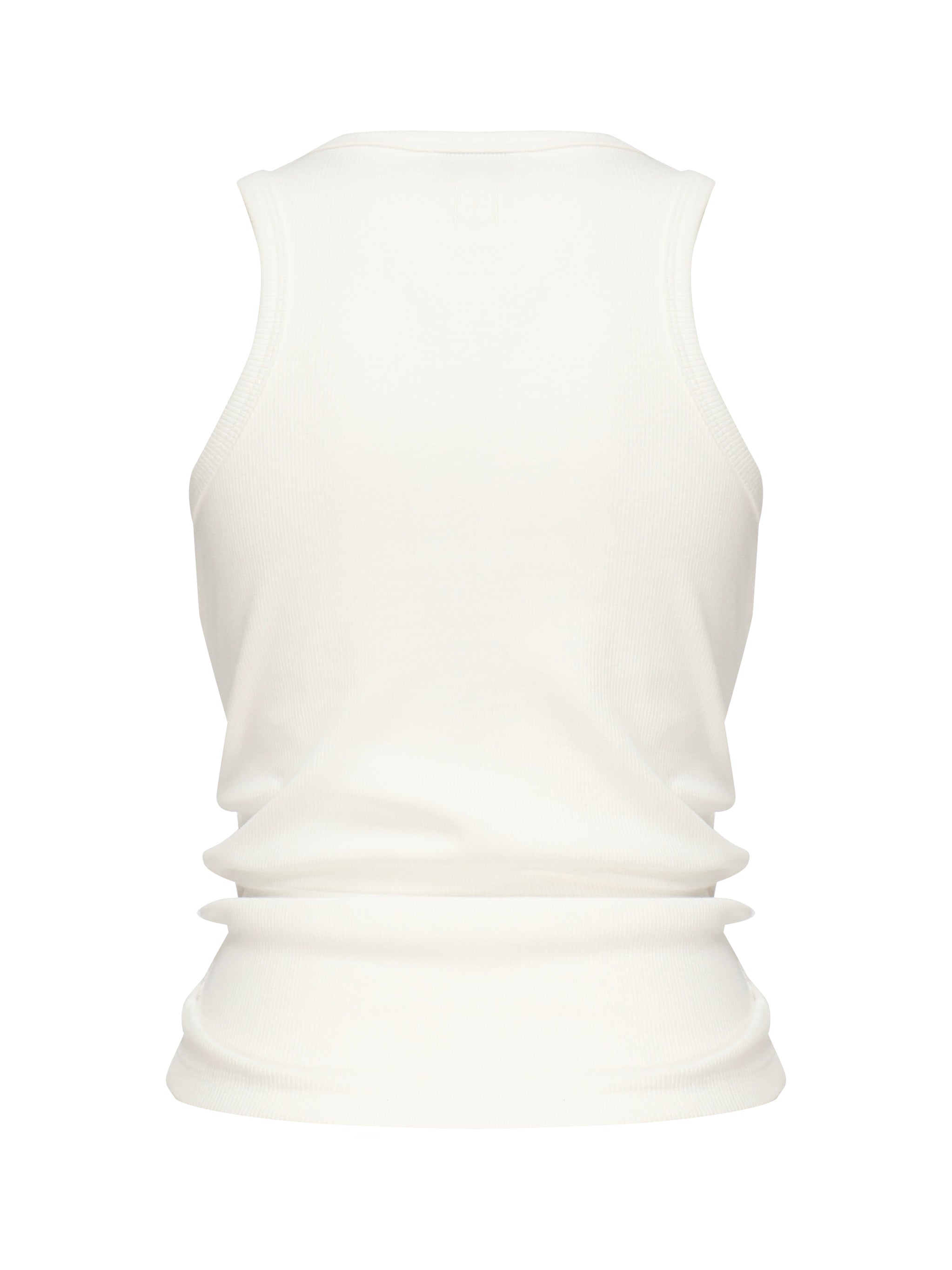 Top cropped in misto cotone arricciato 2395250000022  MAGDA BUTRYM 