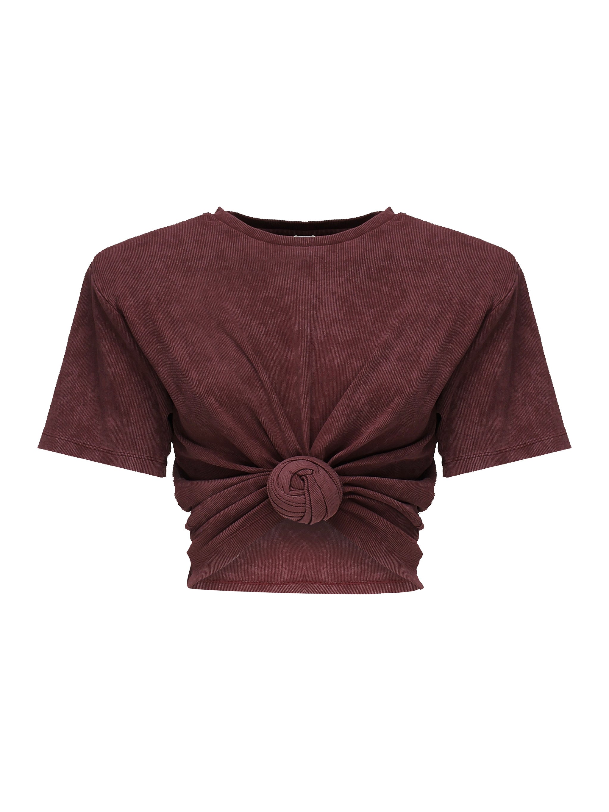T-shirt cropped annodata<BR/> 3447250000027  MAGDA BUTRYM 
