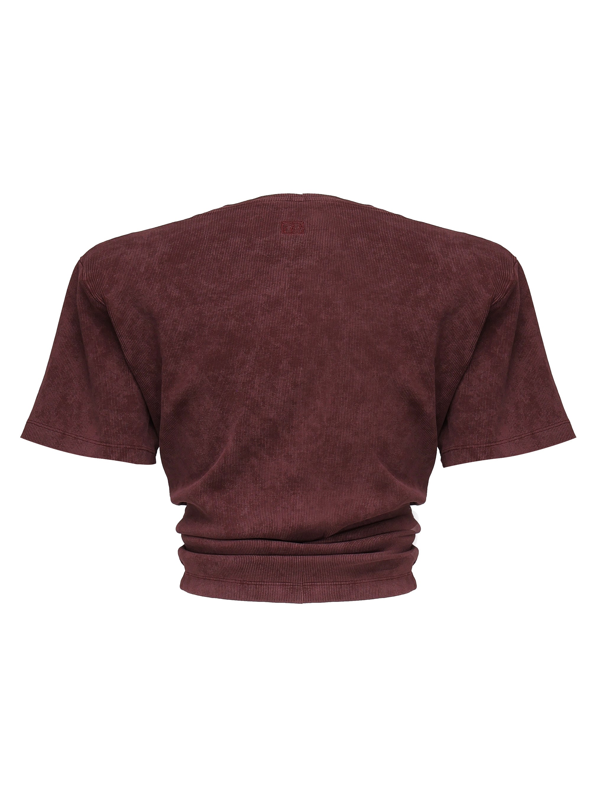 T-shirt cropped annodata<BR/> 3447250000027  MAGDA BUTRYM 