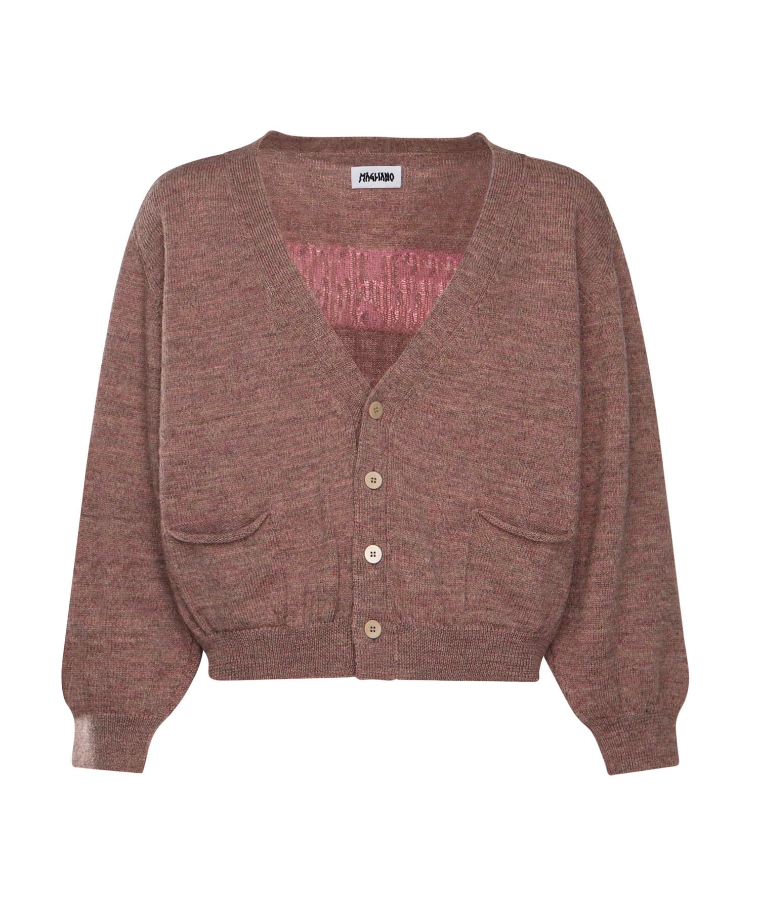Cardigan con logo MGFW25CA01073 3333 MAGLIANO 