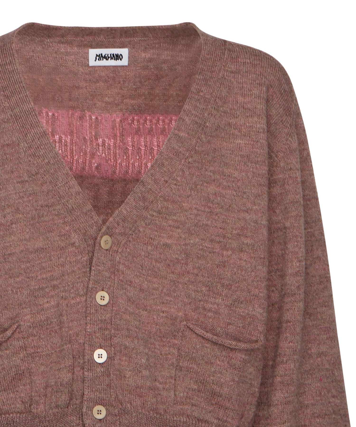 Cardigan con logo MGFW25CA01073 3333 MAGLIANO 