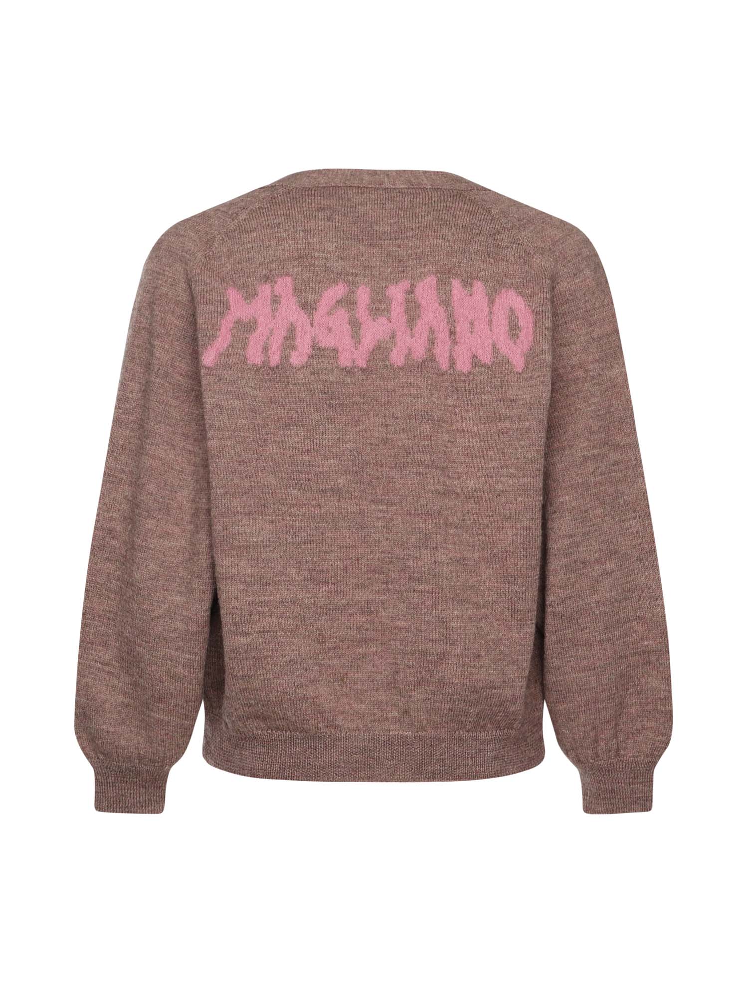 Cardigan con logo MGFW25CA01073 3333 MAGLIANO 