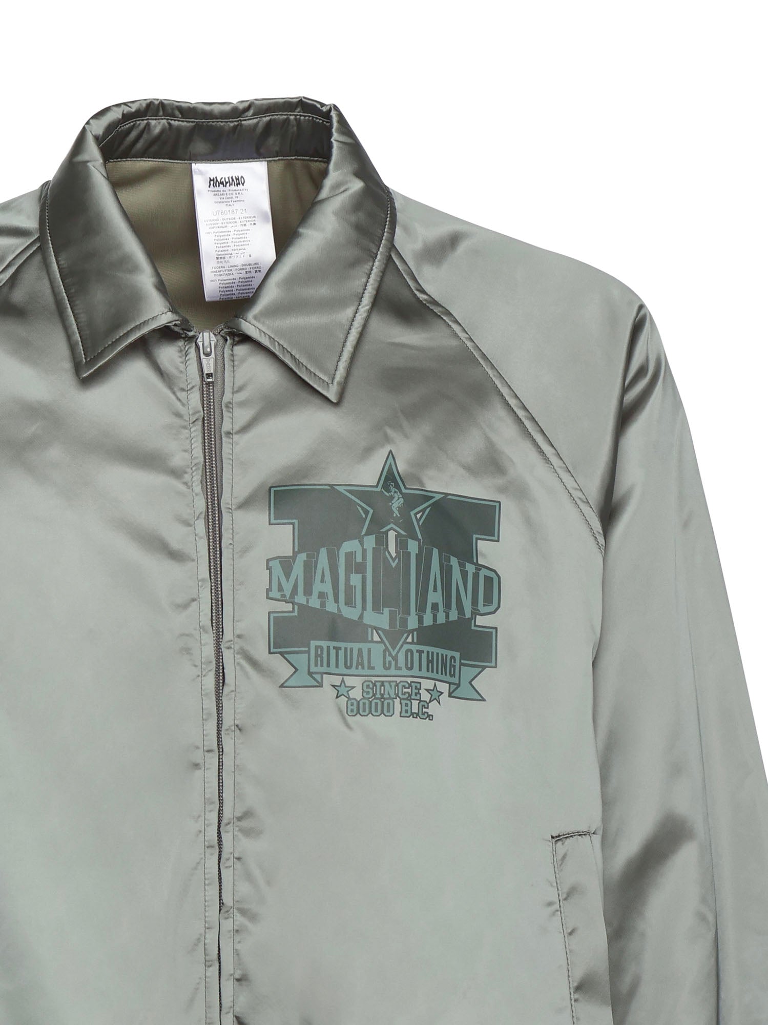 Giacca con zip e logo MGFW25JA01197 3248 MAGLIANO 