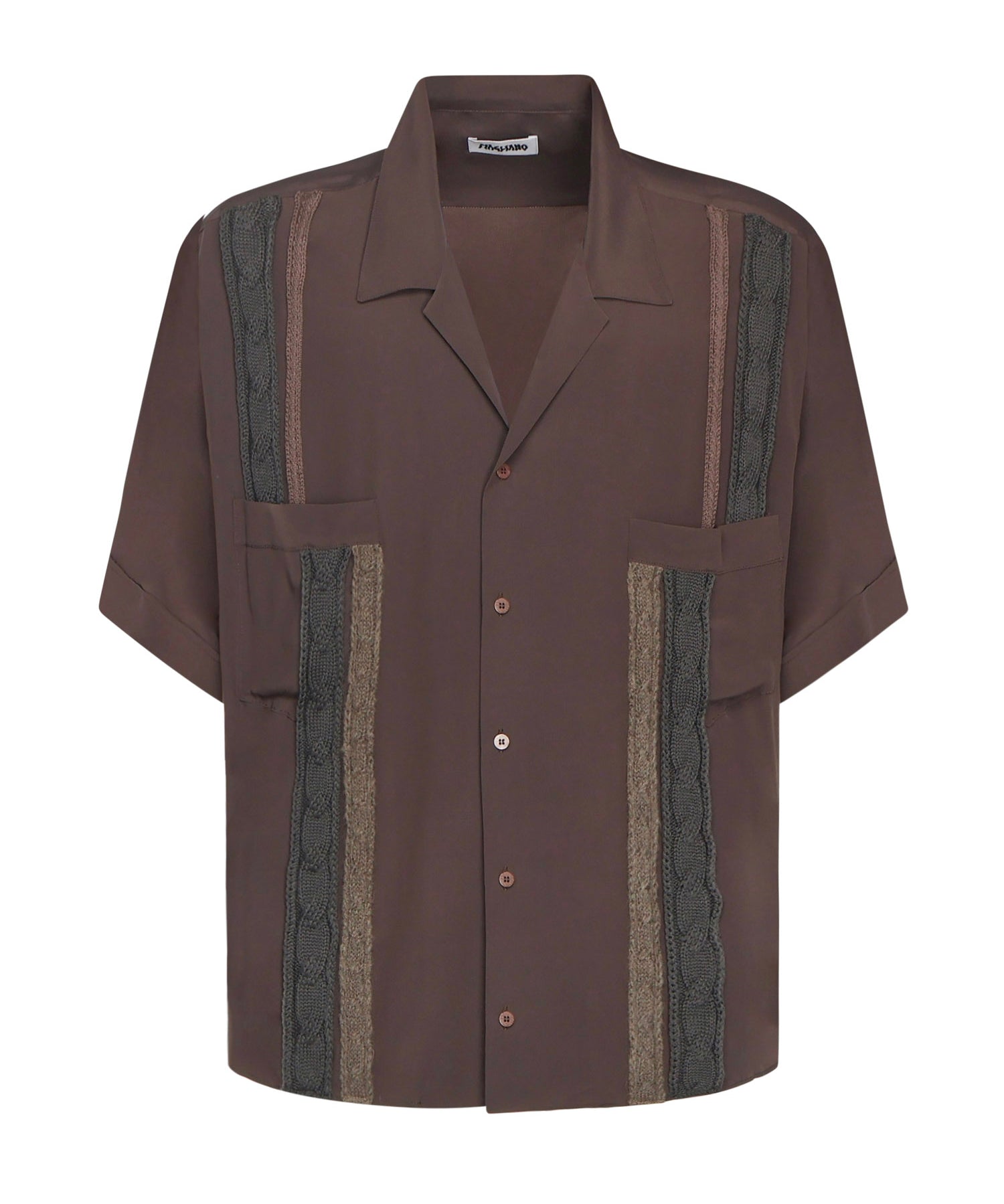 Camicia con colletto aperto MGFW25TT03870 3233 MAGLIANO 