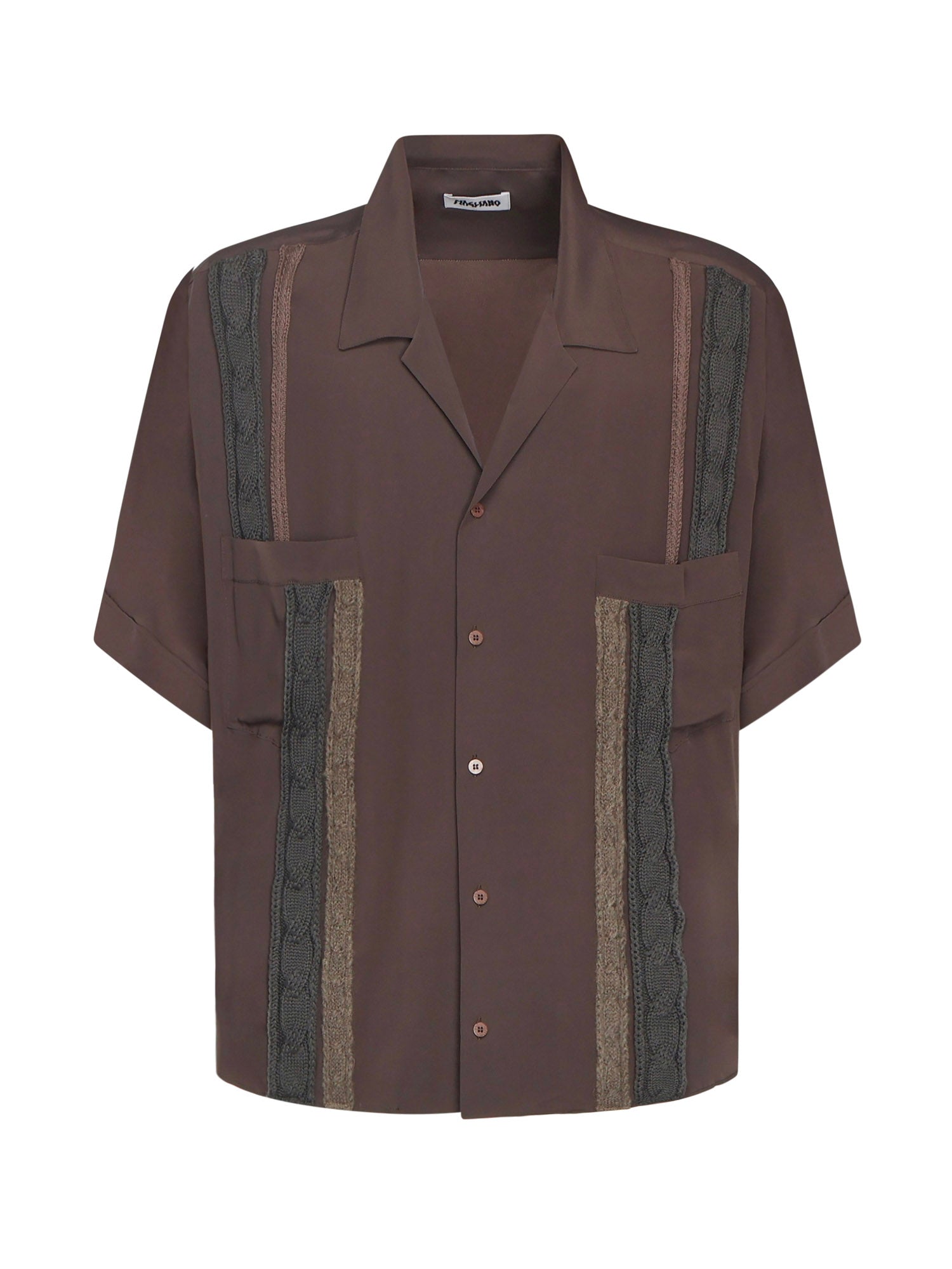 Camicia con colletto aperto MGFW25TT03870 3233 MAGLIANO 