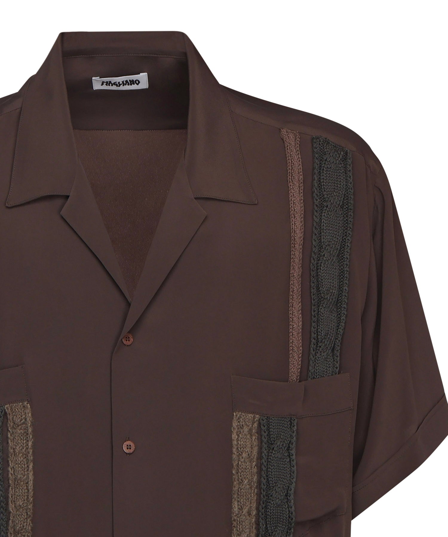 Camicia con colletto aperto MGFW25TT03870 3233 MAGLIANO 