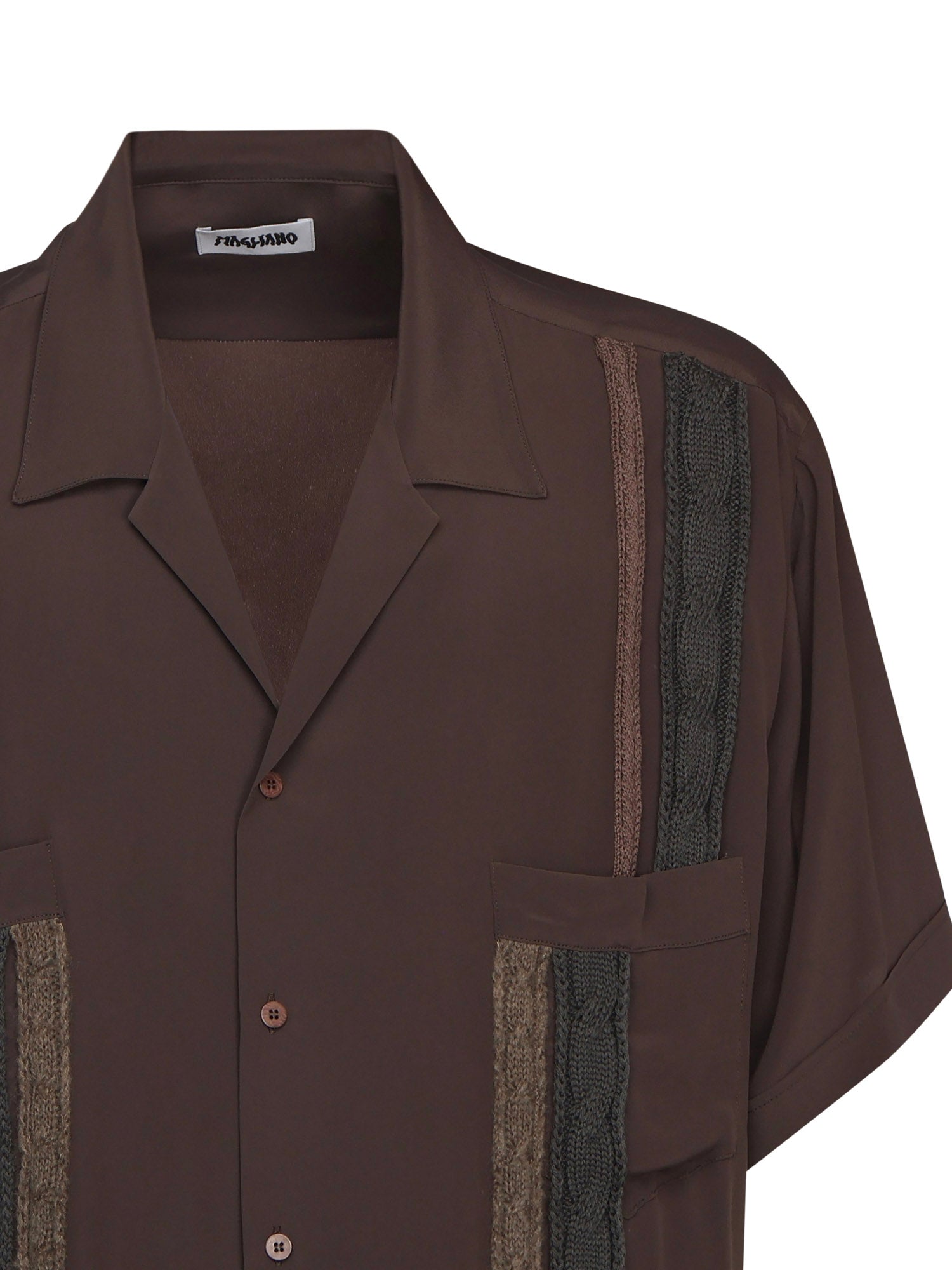 Camicia con colletto aperto MGFW25TT03870 3233 MAGLIANO 