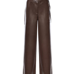 Pantalone gamba larga similpelle 5BGB08 7389AG1DL MARCIANO BY GUESS 
