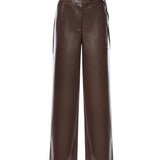 Pantalone gamba larga similpelle 5BGB08 7389AG1DL MARCIANO BY GUESS 