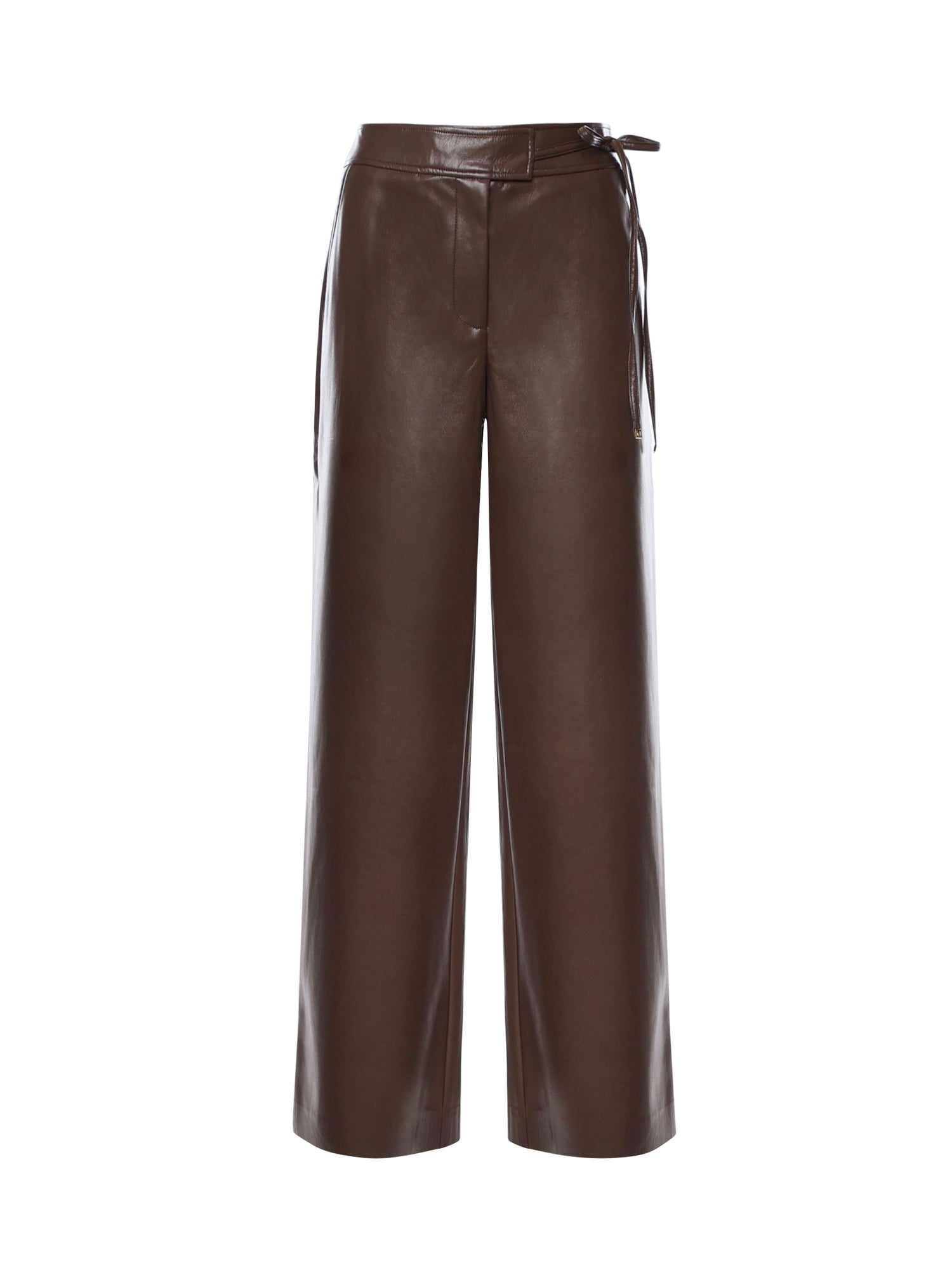 Pantalone gamba larga similpelle 5BGB08 7389AG1DL MARCIANO BY GUESS 
