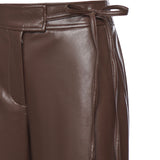 Pantalone gamba larga similpelle 5BGB08 7389AG1DL MARCIANO BY GUESS 