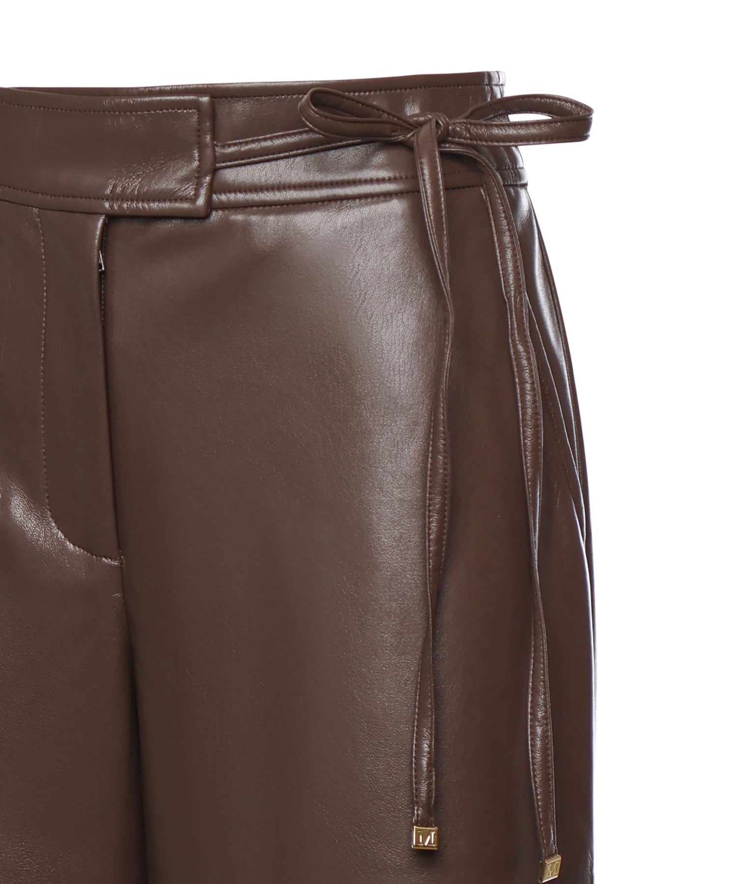 Pantalone gamba larga similpelle 5BGB08 7389AG1DL MARCIANO BY GUESS 