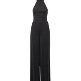 Tuta gamba larga Olivia 5BGD16 6259AJBLK MARCIANO BY GUESS 