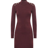 Vestito mini in maglia a costine 5BGK52 5881ZRGP MARCIANO BY GUESS 
