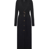 Cardigan maxi in misto viscosa 5BGR01 5890ZJBLK MARCIANO BY GUESS 