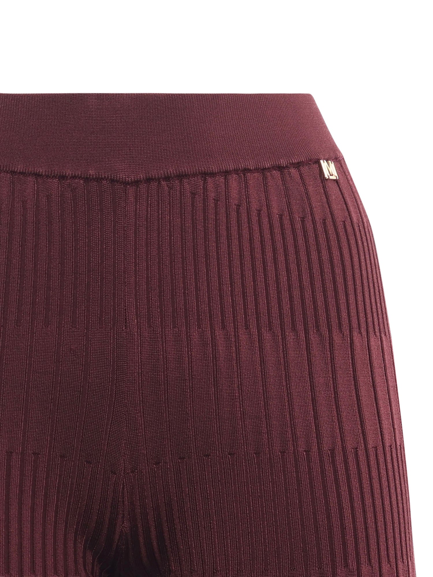Pantalone palazzo in maglia a costine 5YGB29 5881ZRGP MARCIANO BY GUESS 