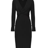 Abito midi Matilde 5YGK35 6257AJBLK MARCIANO BY GUESS 