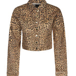 Giacca denim leopardata 5YGN14 7362AP1TO MARCIANO BY GUESS 