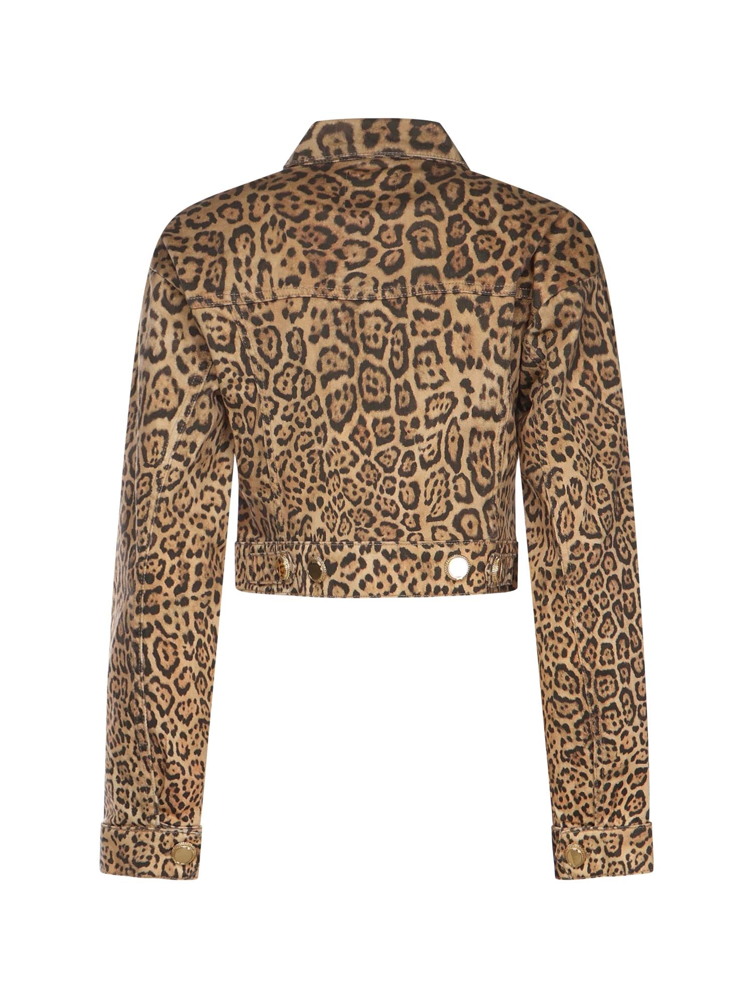 Giacca denim leopardata 5YGN14 7362AP1TO MARCIANO BY GUESS 
