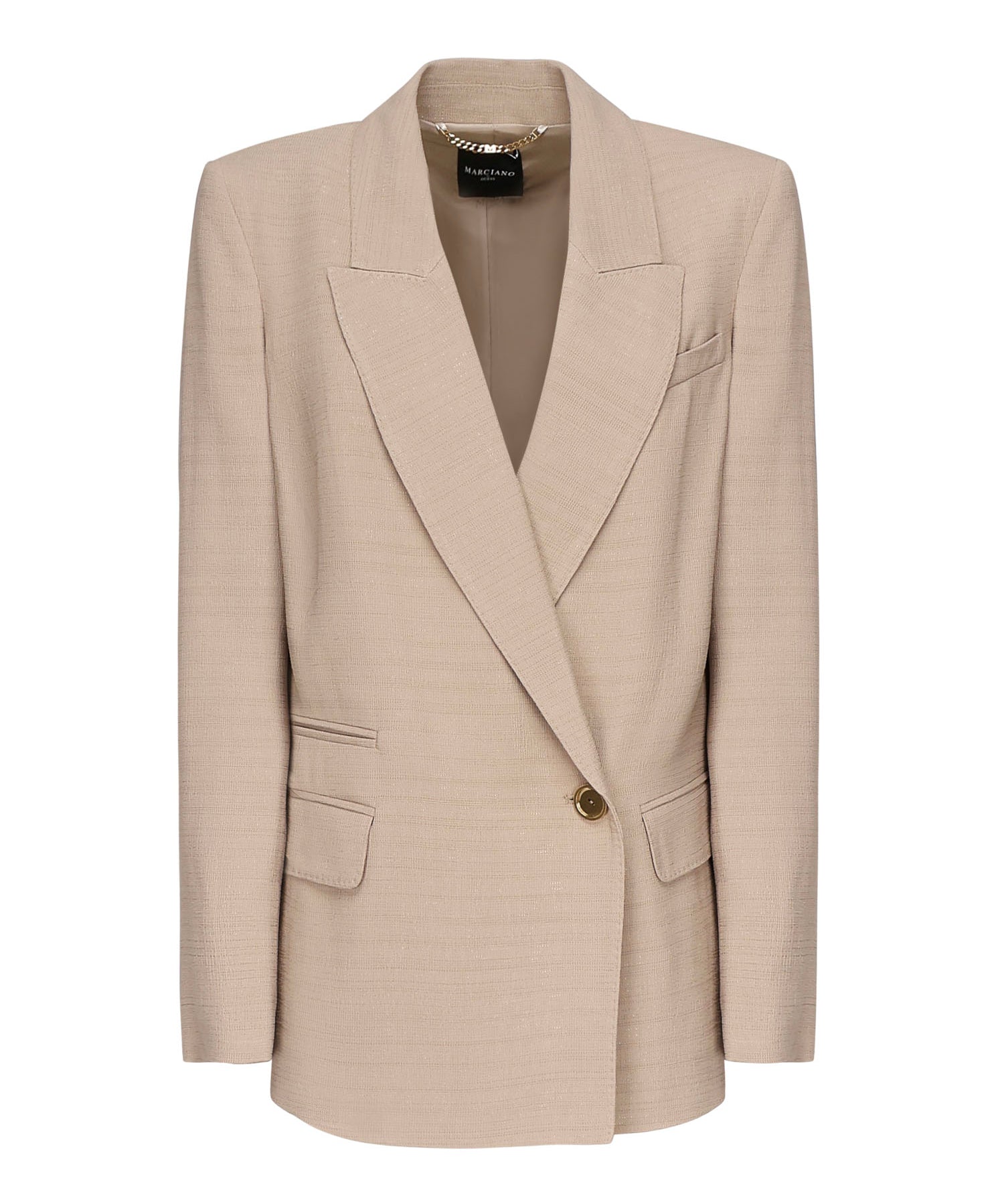 Blazer doppiopetto in viscosa 5YGN15 7341AG1BQ MARCIANO BY GUESS 