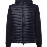 Giubbino con cappuccio e logo MK9940039 BLUE MARKUP 