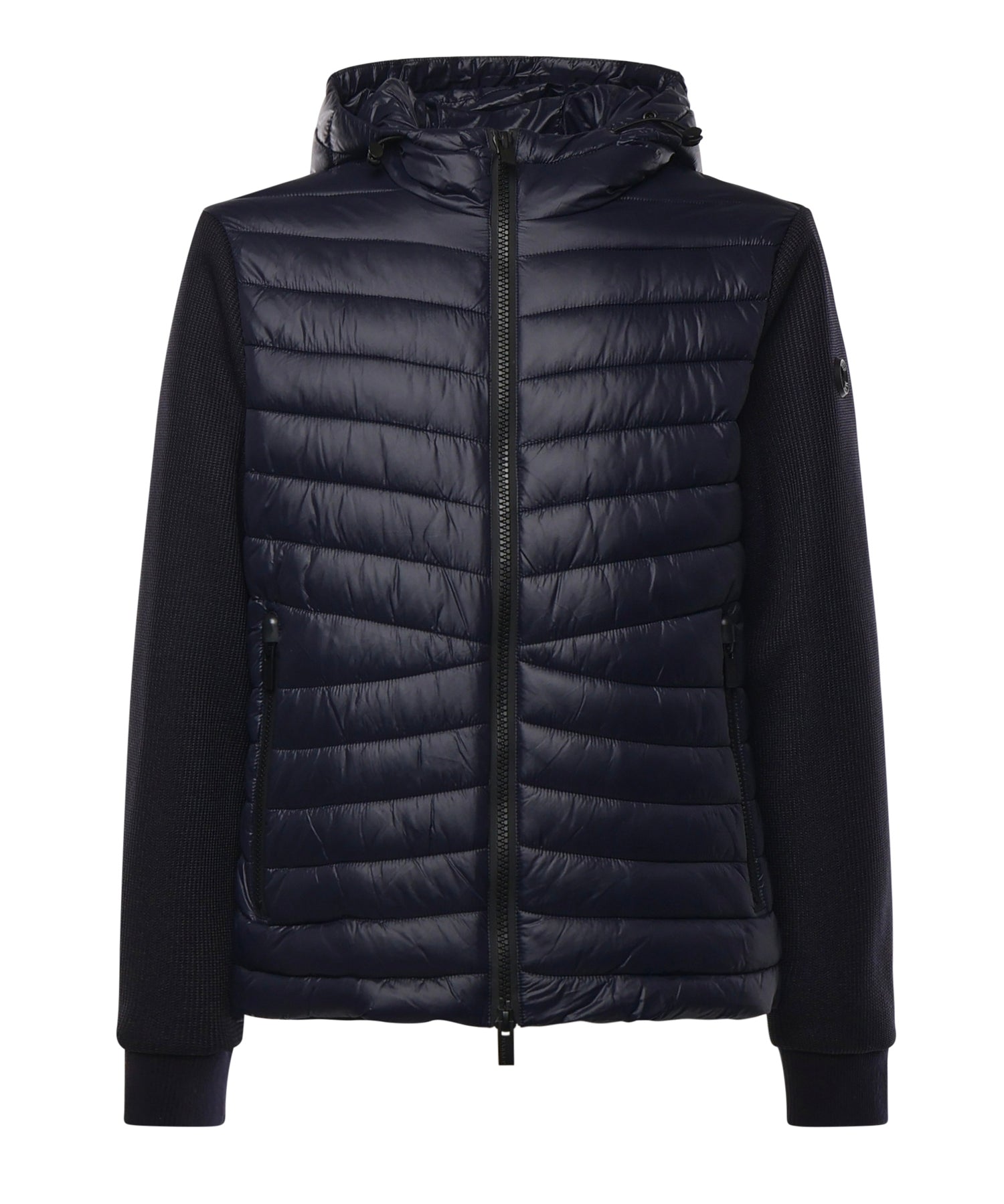 Giubbino con cappuccio e logo MK9940039 BLUE MARKUP 