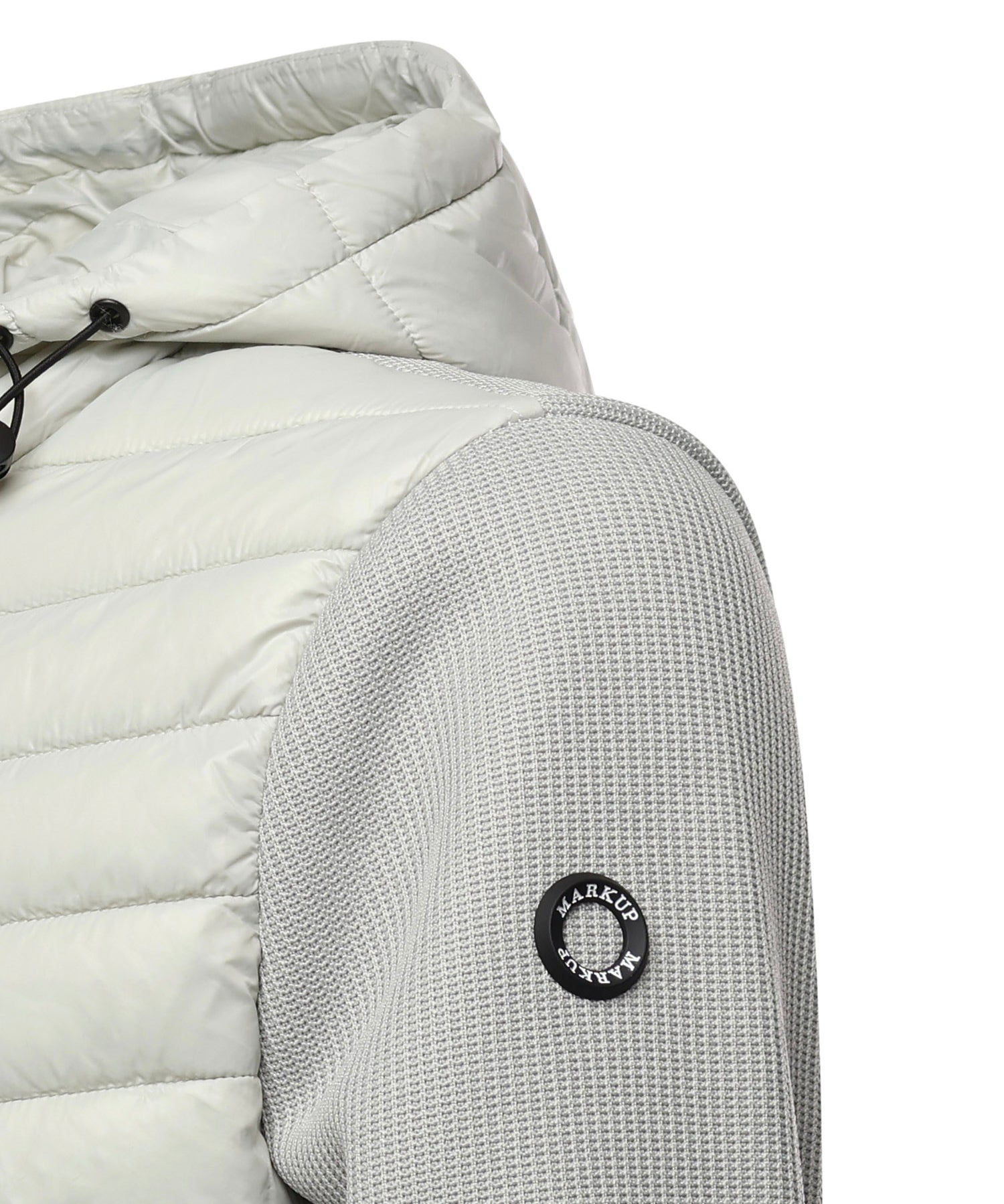 Giubbino con cappuccio e logo MK9940039 MASTICE MARKUP 