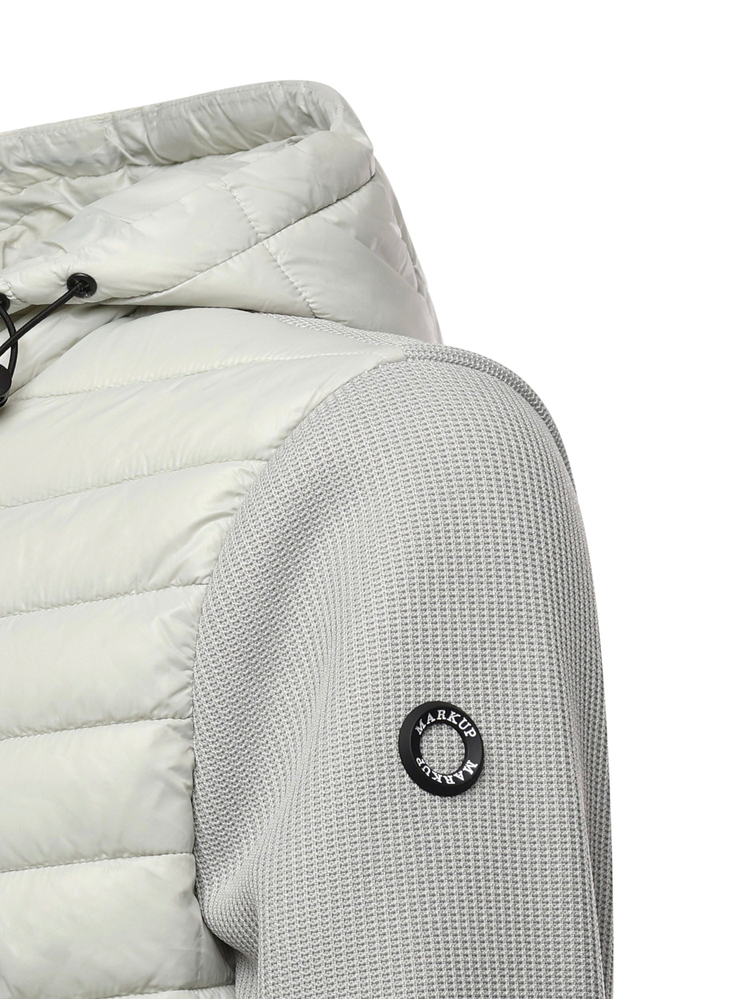 Giubbino con cappuccio e logo MK9940039 MASTICE MARKUP 