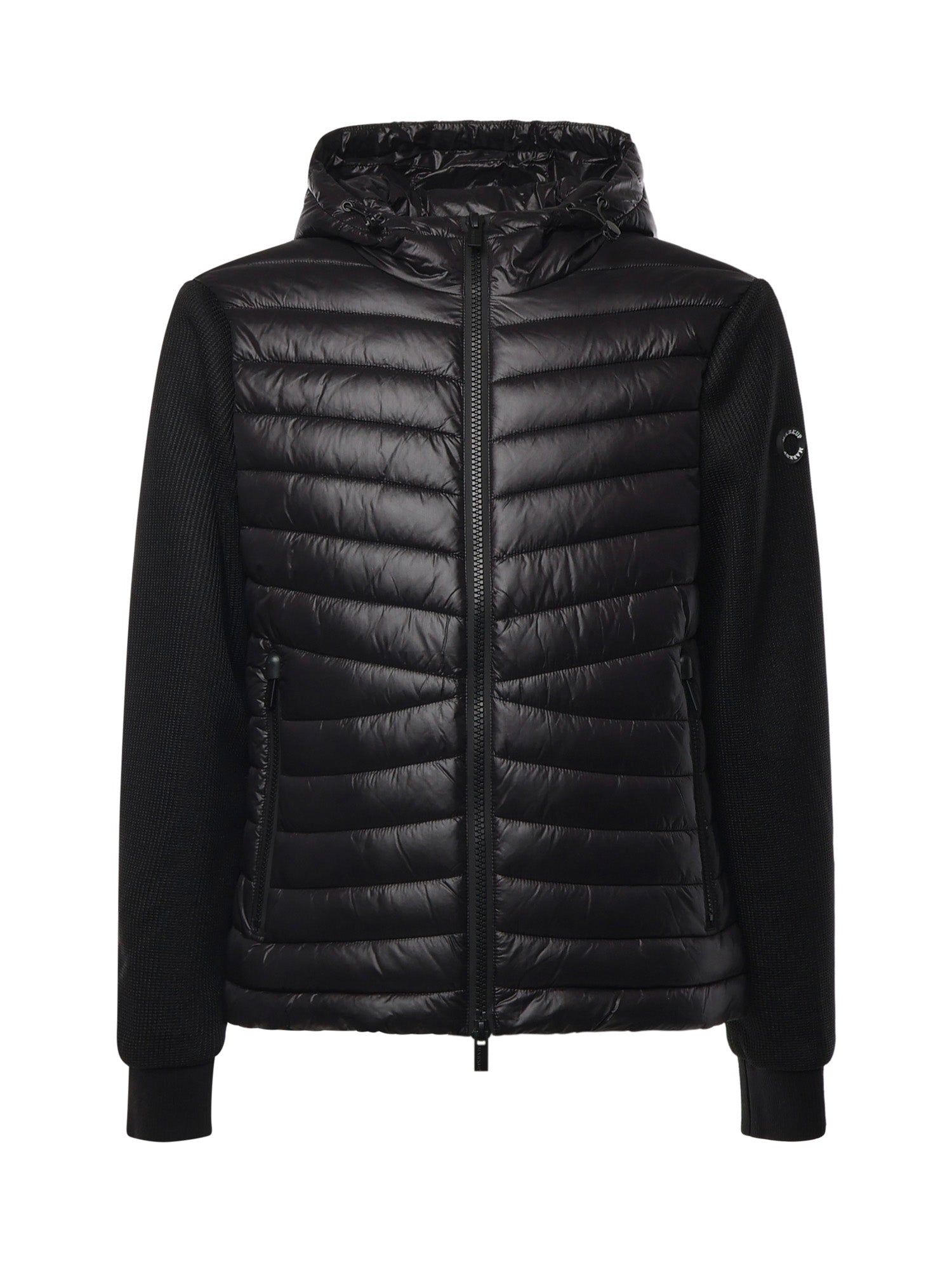 Giubbino con cappuccio e logo MK9940039 NERO MARKUP 