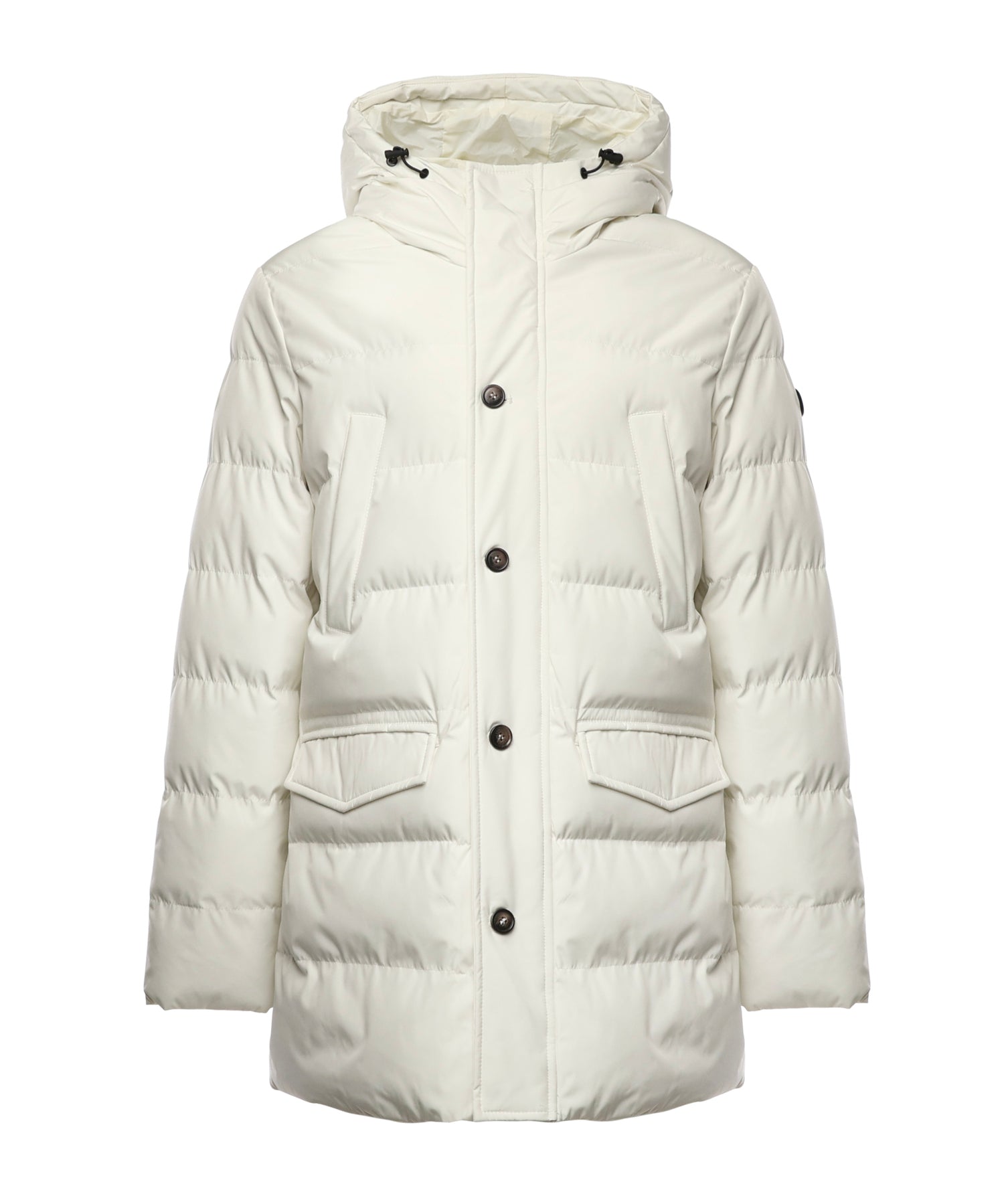Long parka in microfibra MK9940047 LATTE MARKUP 