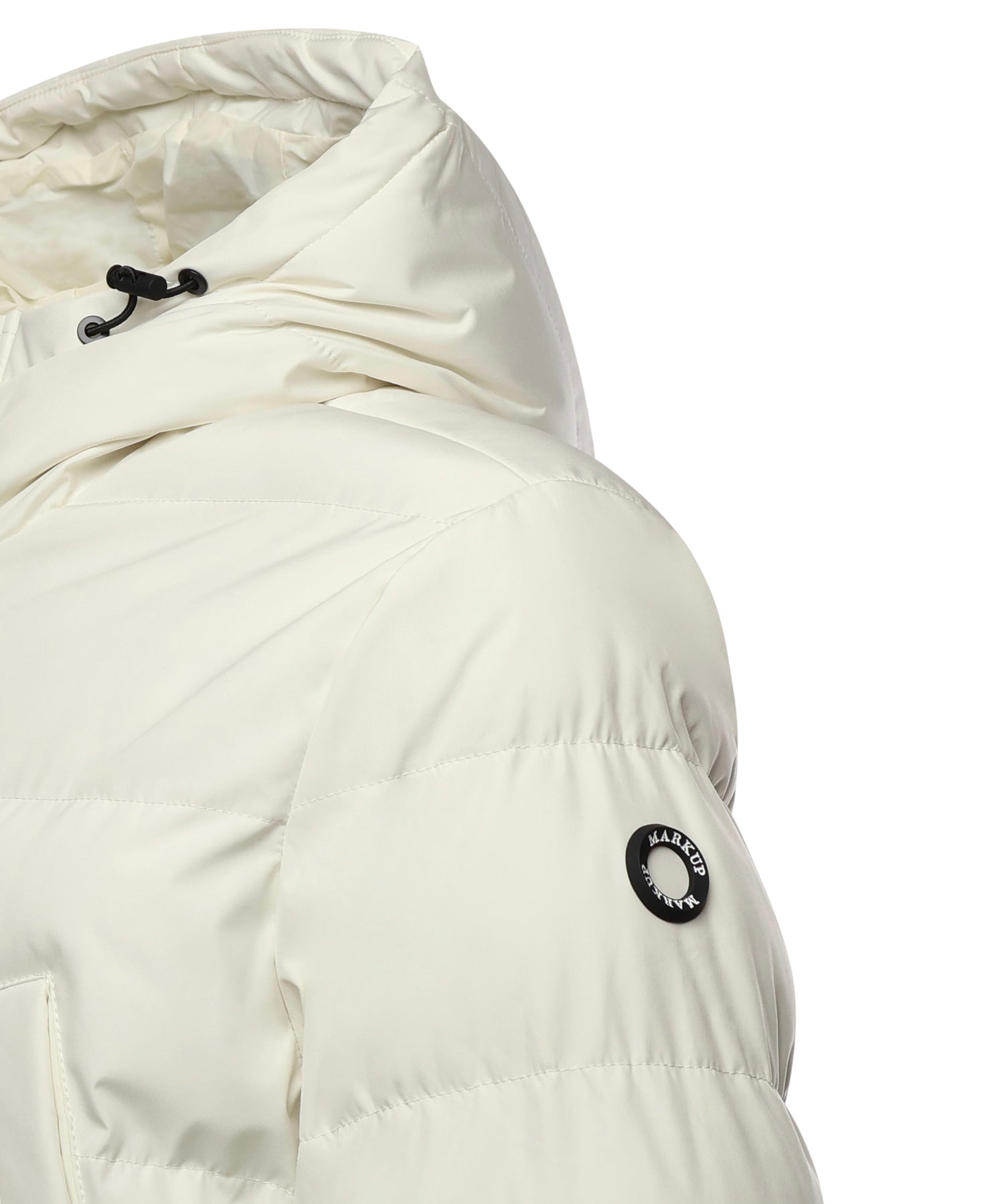 Long parka in microfibra MK9940047 LATTE MARKUP 